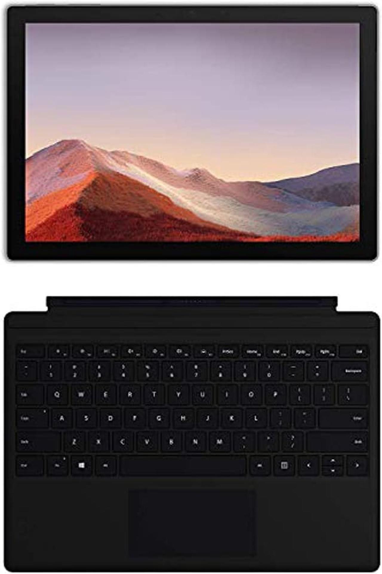 Alt view image 3 of 4 - New Microsoft Surface Pro 7 Bundle: 10th Gen Intel Core i5-1035G4, 8GB RAM, 256GB SSD (Latest Model) - Platinum with Black Type Cover and Surface Pen, 12.3" Touch-Screen Pixelsense Display