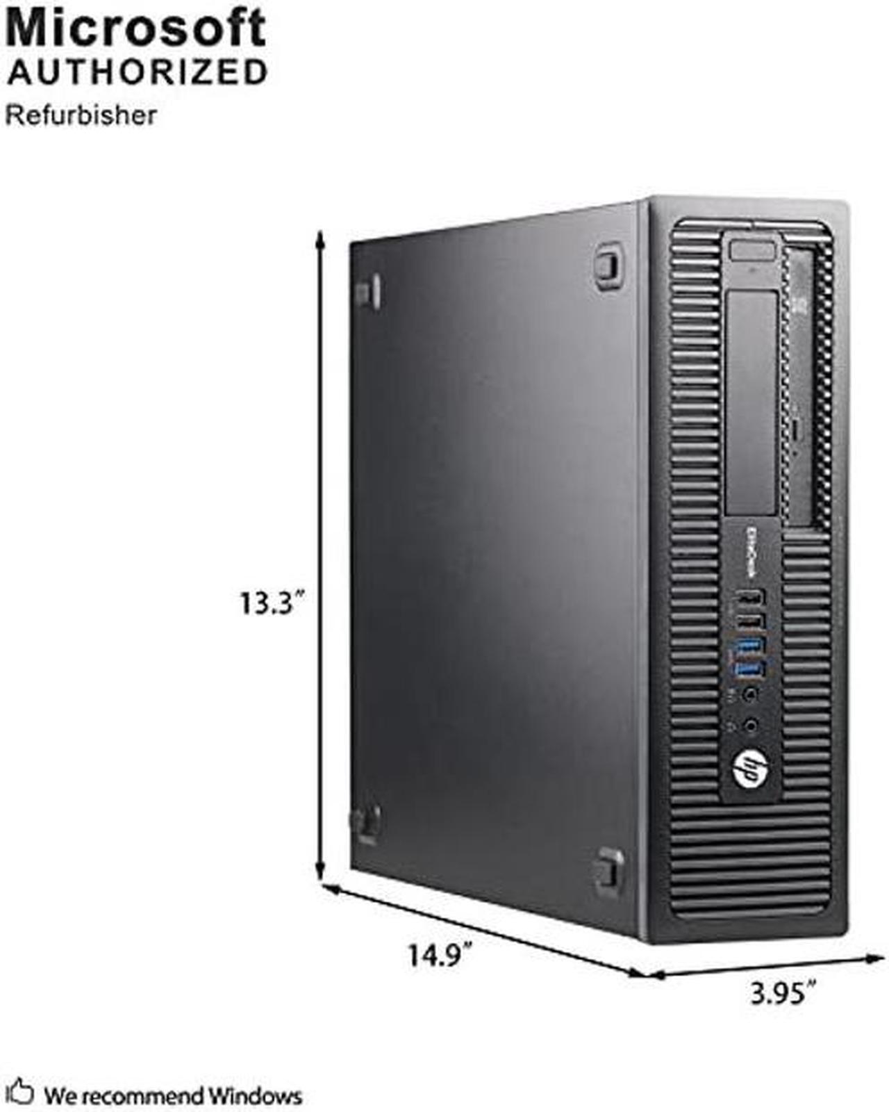 Alt view image 4 of 5 - HP EliteDesk 800 G1 SFF i7-4770 3.40Ghz 16GB RAM 2TB HDD 240GB SSD Win 10 Pro (Renewed) - OEM