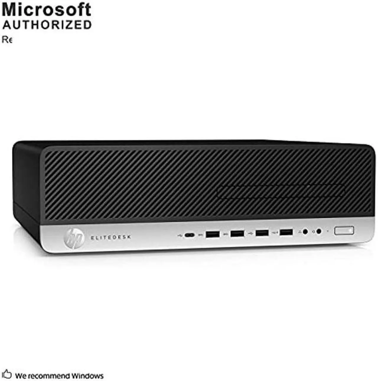 Alt view image 2 of 5 - HP EliteDesk 800 G3 Small Form Factor PC, Intel Core Quad i5 6500 up to 3.6 GHz, 16GB DDR4, 2TB+256GB SSD, WiFi, DP, Win 10 Pro 64-Multi-Language Support English/Spanish/French(Renewed) - OEM