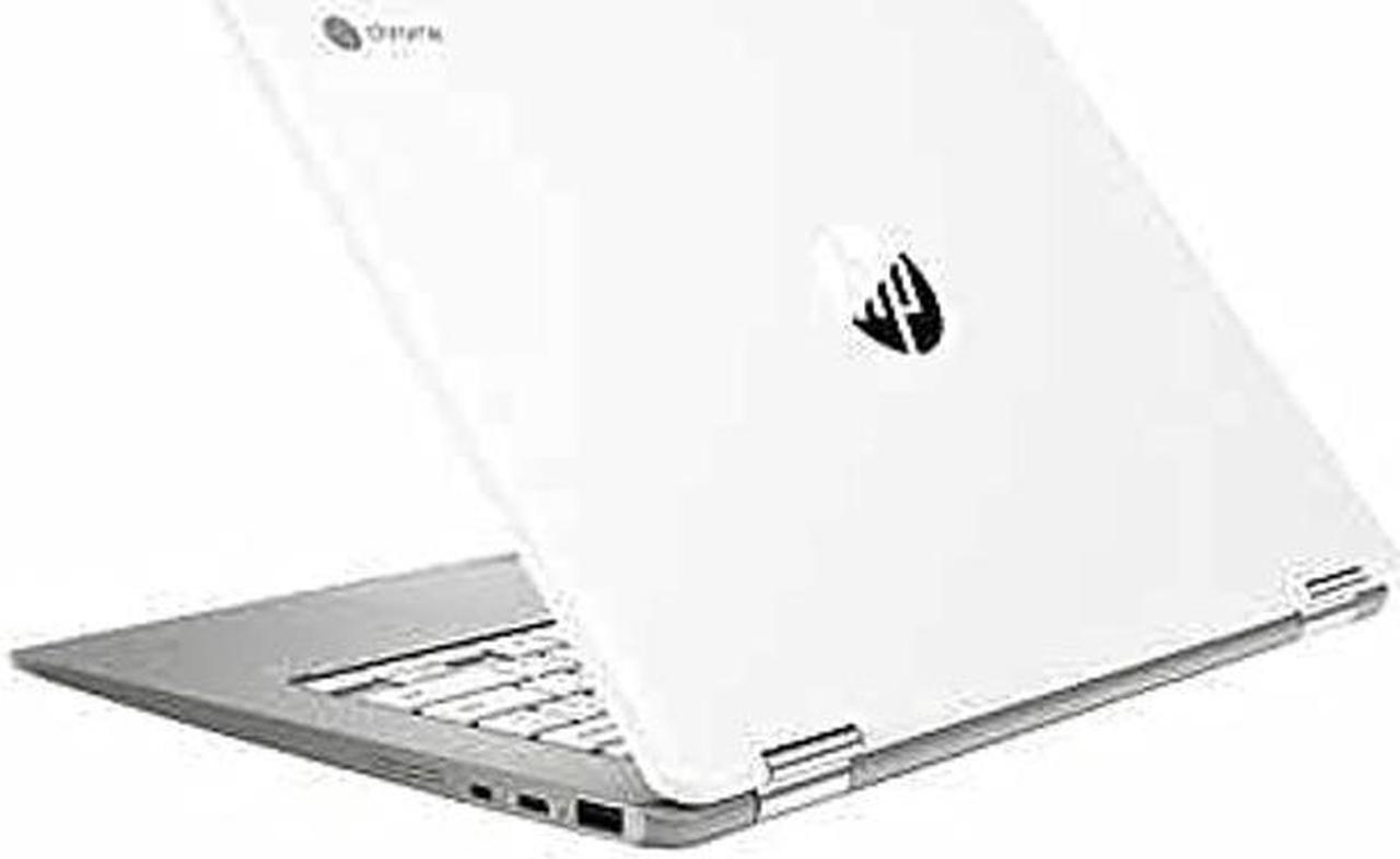 Alt view image 5 of 5 - HP Chromebook X360 14-inch Touchscreen 64GB eMMC Celeron N4020 (4GB Memory, Memory Card Reader, Chrome OS) White/ Mineral Silver, 14b-ca0645cl - OEM