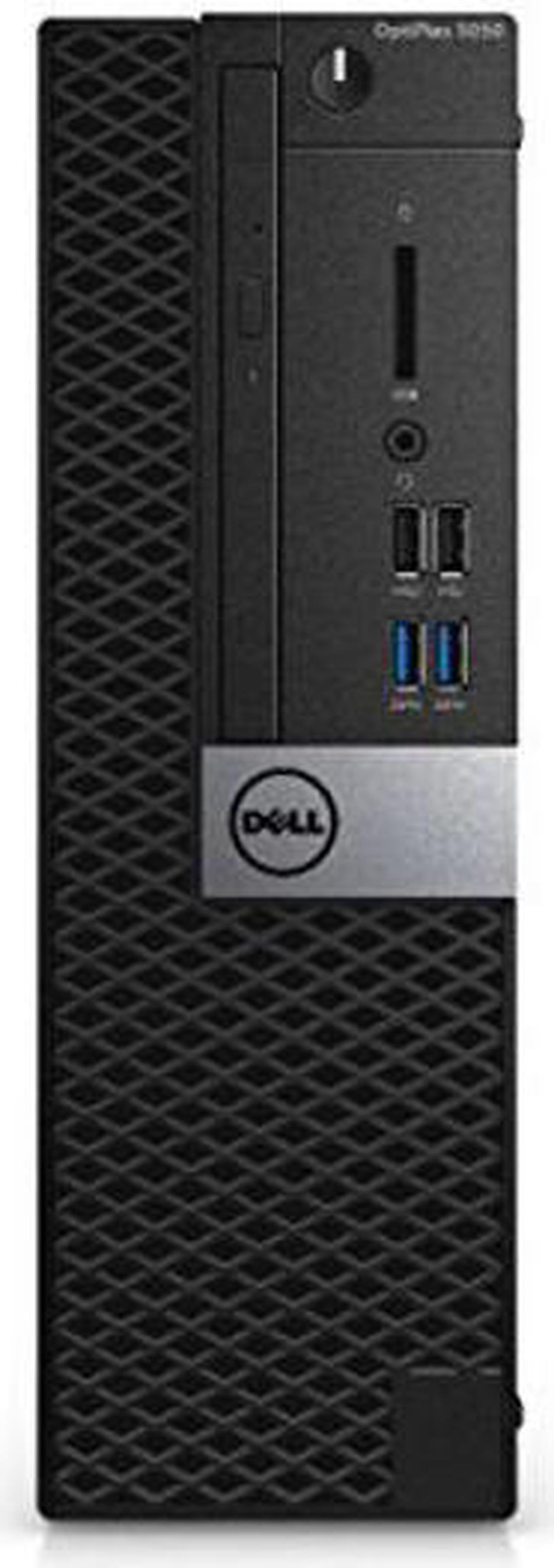 Alt view image 3 of 5 - Dell K3T2W OptiPlex 5050 Small Form Factor Desktop, Intel Core i7-6700, 8GB RAM, 256GB SSD, Black (Renewed)
