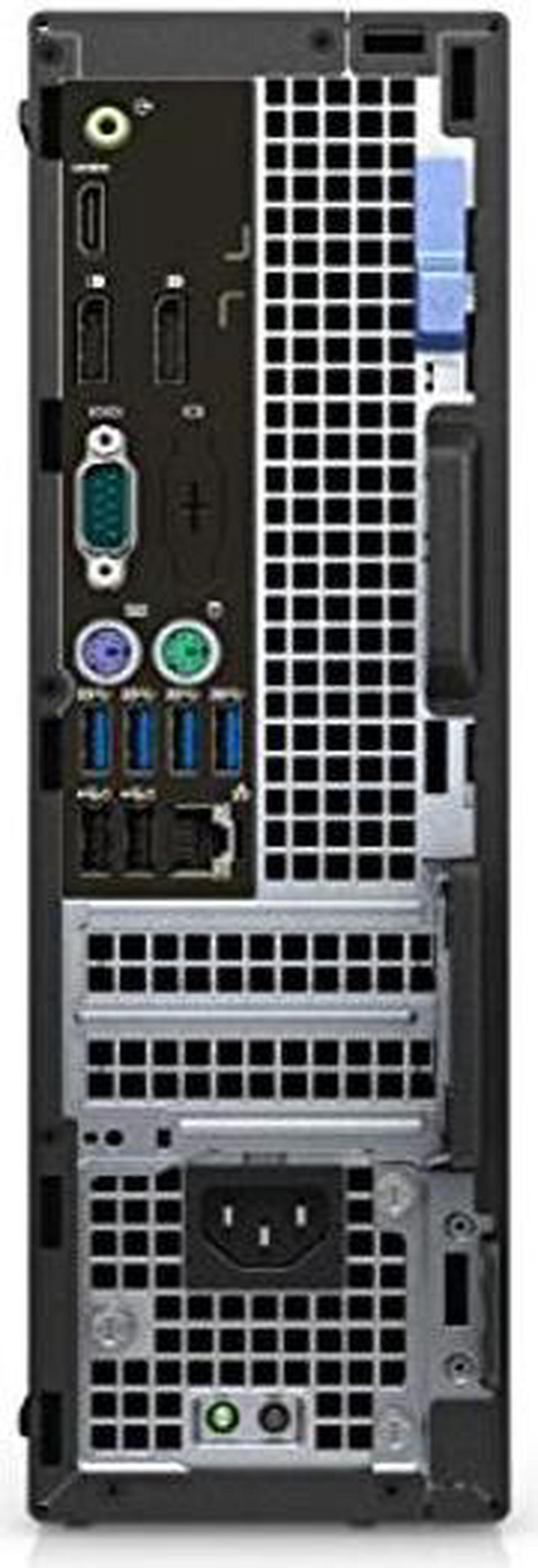 Alt view image 5 of 5 - Dell K3T2W OptiPlex 5050 Small Form Factor Desktop, Intel Core i7-6700, 8GB RAM, 256GB SSD, Black (Renewed)