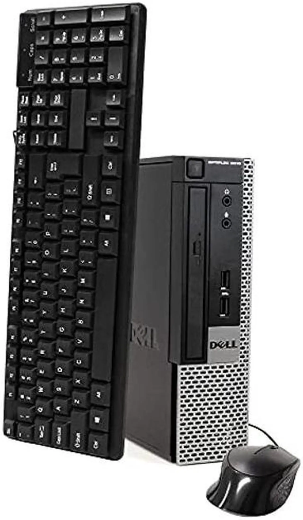 Main image of Dell Optiplex 9010 Ultra Small Desktop PC, Intel Quad Core i5 (3.10GHz) Processor, 8GB RAM, 500GB Hard Drive, Windows 10, DVD, Keyboard, Mouse, WiFi (Renewed)