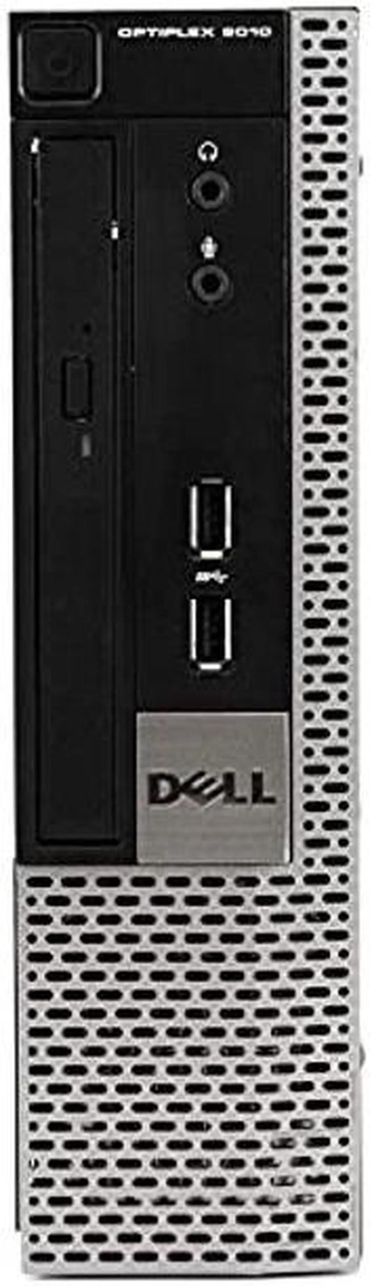 Alt view image 3 of 5 - Dell Optiplex 9010 Ultra Small Desktop PC, Intel Quad Core i5 (3.10GHz) Processor, 8GB RAM, 500GB Hard Drive, Windows 10, DVD, Keyboard, Mouse, WiFi (Renewed)