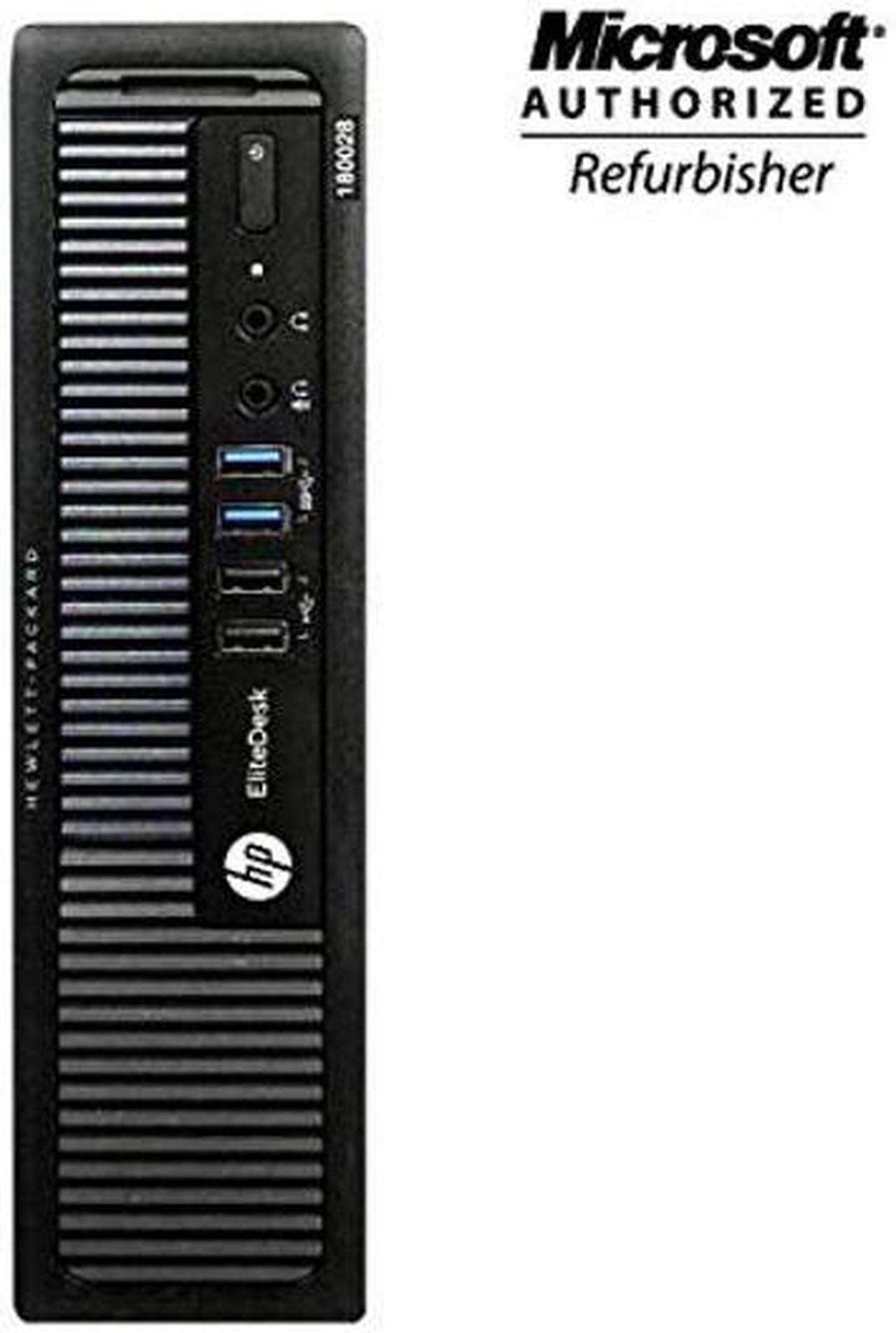Alt view image 2 of 4 - HP EliteDesk 800 G1 USFF Ultra-Slim Business Desktop Computer PC, Intel i5-4570s up to 3.6 GHz, 8GB DDR3 RAM, New 512GB SSD, Keyboard, Mouse, Wireless WiFi, Windows 10 Home 64 Bit (Renewed)