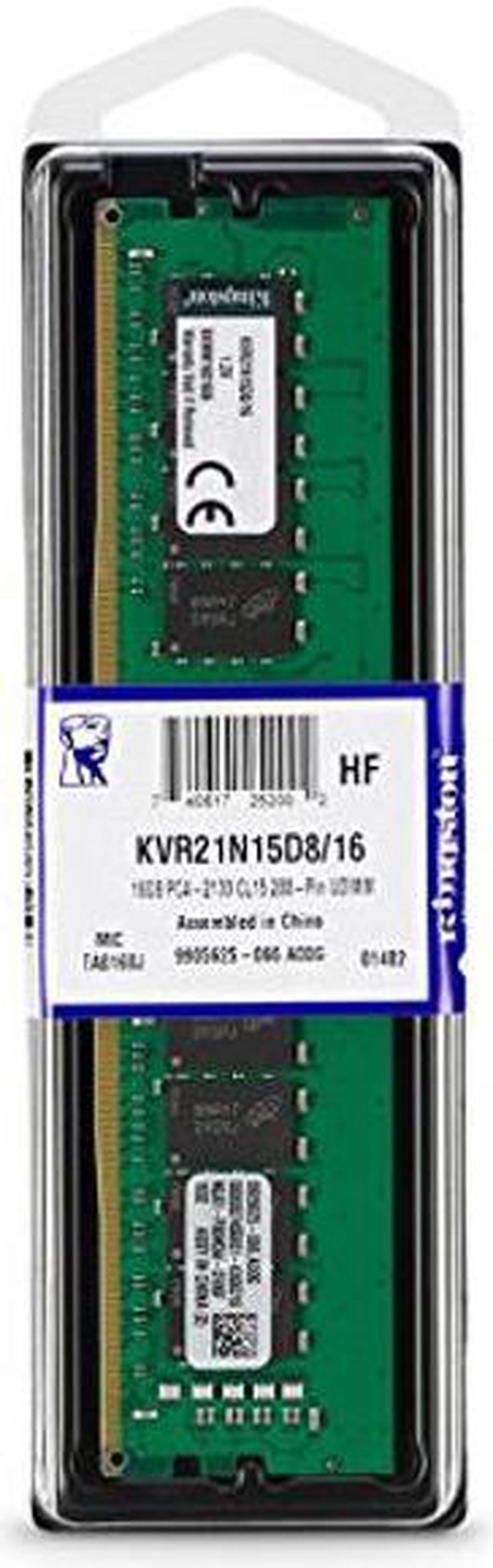 Alt view image 2 of 3 - Kingston ValueRAM 16GB 2133MHz DDR4 Non-ECC CL15 DIMM 2Rx8 Memory (KVR21N15D8/16)
