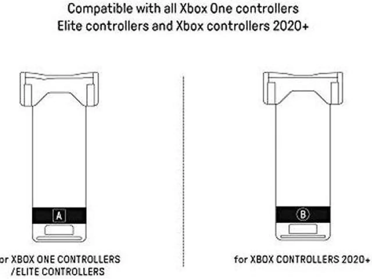 Alt view image 2 of 5 - 8Bitdo Mobile Gaming Clip for Xbox One Wireless Controller, Xbox Elite Series Controllers & Xbox Controllers (Officially Licensed) - Xbox One
