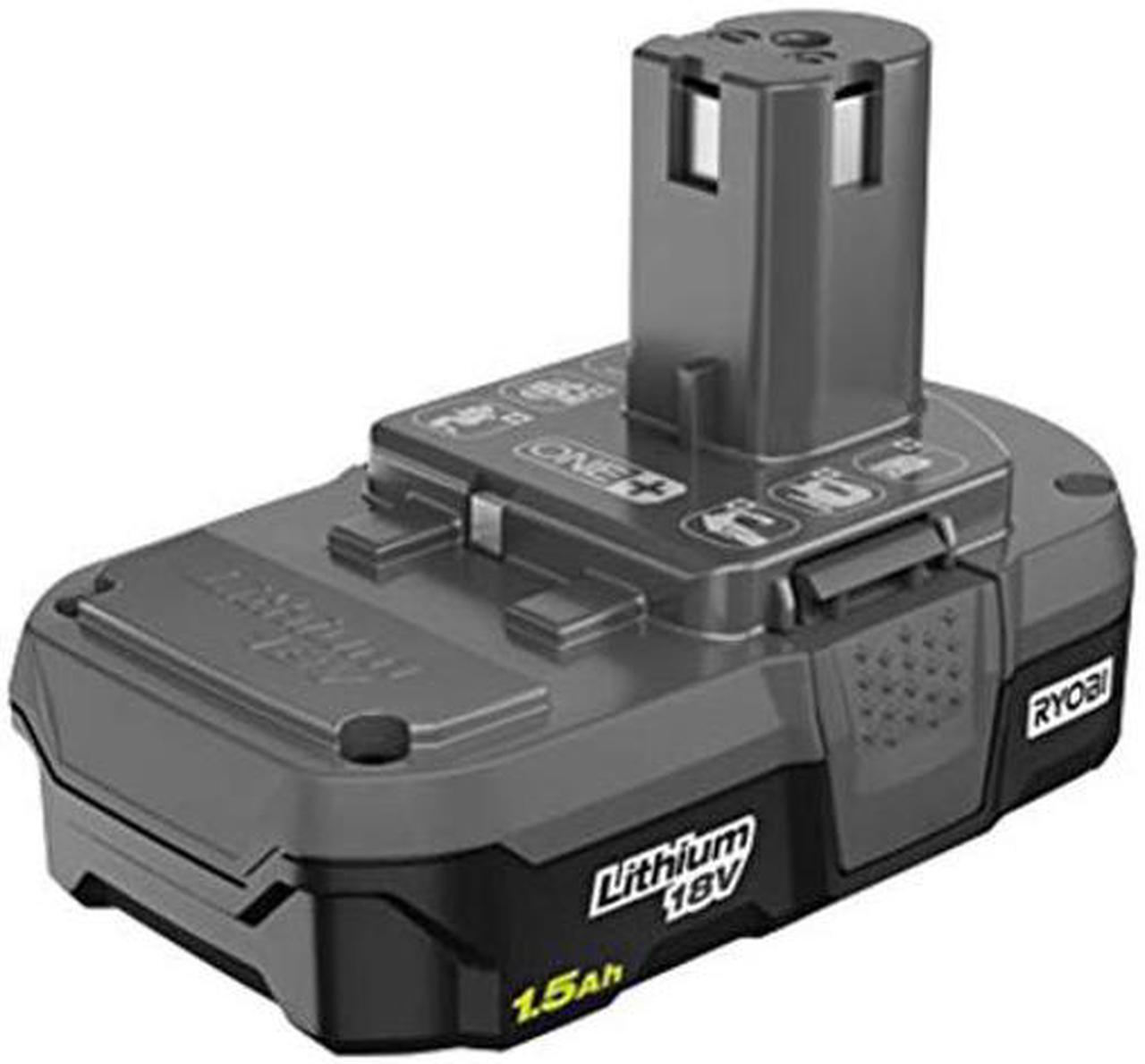 Alt view image 4 of 5 - Ryobi P1817 18V ONE+ Lithium-Ion Cordless 2-Tool Combo Kit with (2) 1.5 Ah Batteries, 18-Volt Charger, and Bag