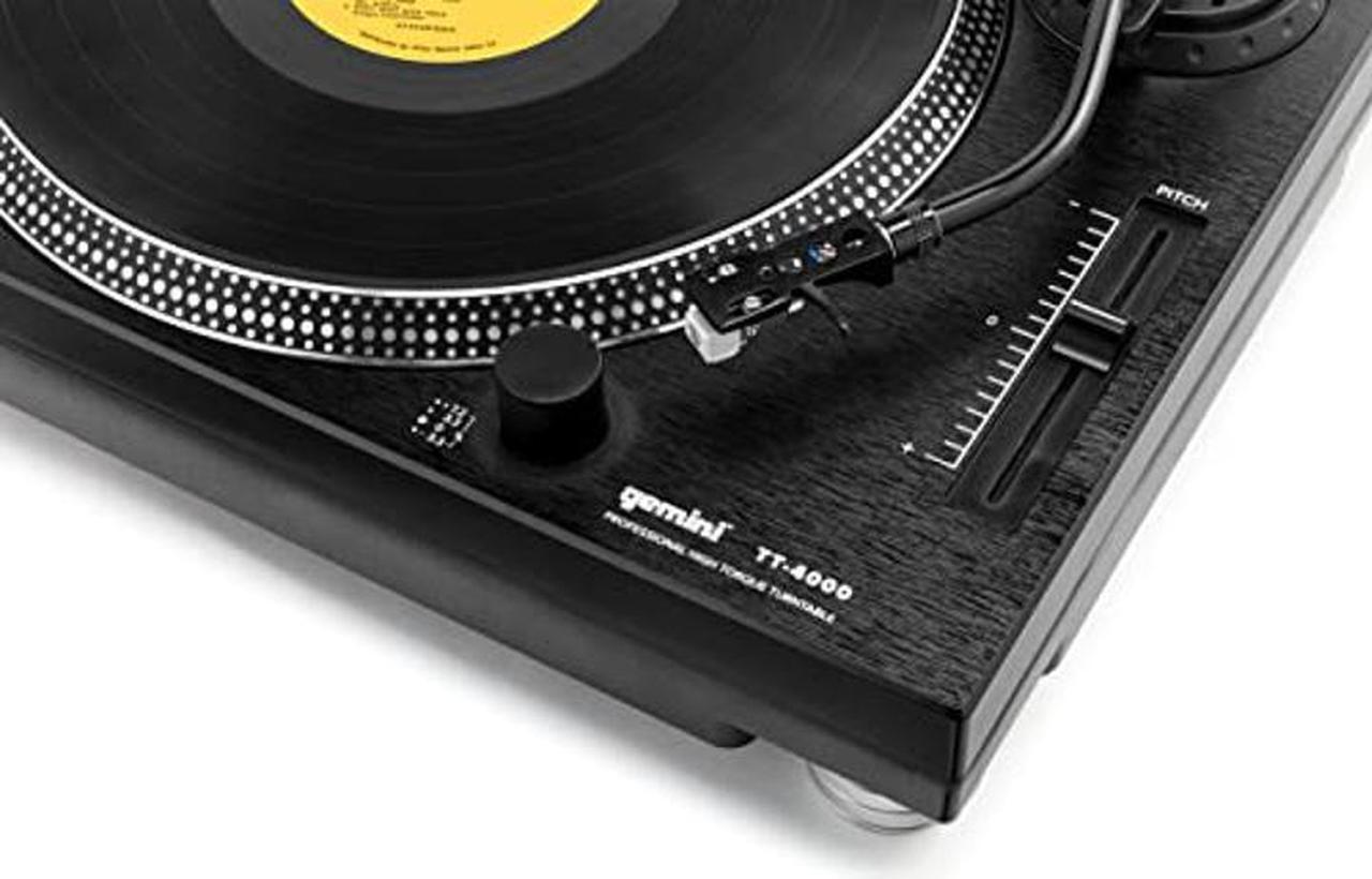 Alt view image 2 of 5 - Gemini Sound TT-4000 Professional Direct-Drive DJ Turntable, High Torque, 3 Speeds Vinyl Record Player, Switchable Phono Preamp, Variable Pitch Control, Die-Cast Aluminum Platter, USB Audio Interface