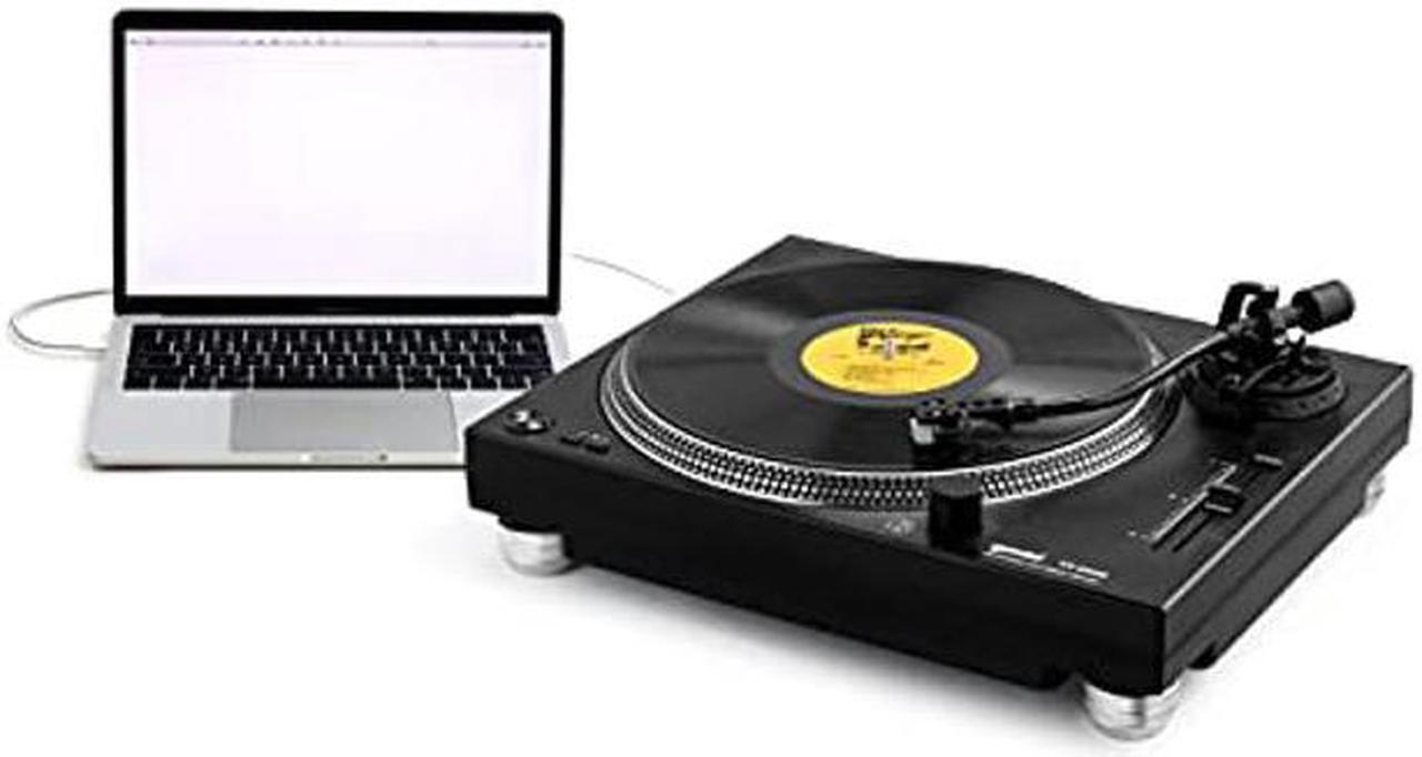 Alt view image 5 of 5 - Gemini Sound TT-4000 Professional Direct-Drive DJ Turntable, High Torque, 3 Speeds Vinyl Record Player, Switchable Phono Preamp, Variable Pitch Control, Die-Cast Aluminum Platter, USB Audio Interface
