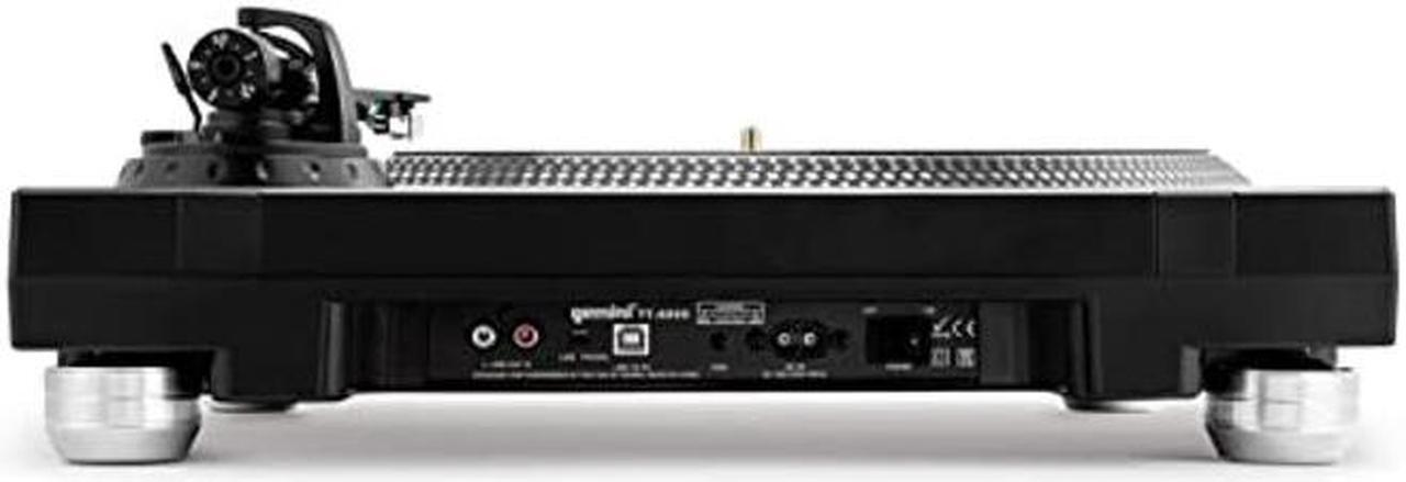 Alt view image 4 of 5 - Gemini Sound TT-4000 Professional Direct-Drive DJ Turntable, High Torque, 3 Speeds Vinyl Record Player, Switchable Phono Preamp, Variable Pitch Control, Die-Cast Aluminum Platter, USB Audio Interface