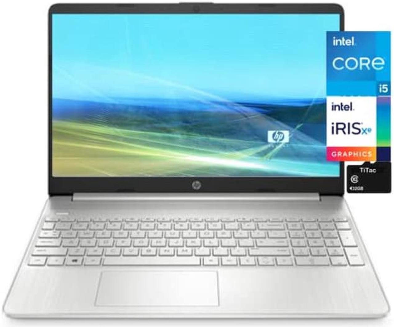 2021 HP 15.6 Inch Full HD 1080P Business Laptop, 11th Gen Intel Quad-Core i5-1135G7, 8GB DDR4 RAM, 256GB PCIe SSD, Intel Iris Xe Graphics, USB-C, HDMI, Wi-Fi, Windows + TiTac Card, Silver