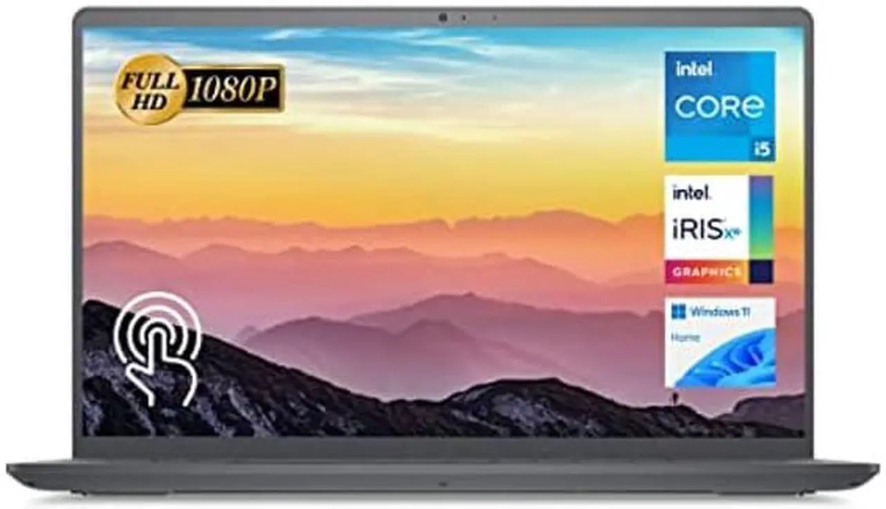 Main image of Dell Inspiron 15 3000 Series 3511 Laptop, 15.6" FHD Touchscreen, Intel Core i5-1135G7, 32GB DDR4 RAM, 1TB PCIe SSD, SD Card Reader, Webcam, HDMI, Wi-Fi, Windows 11 Home, Black