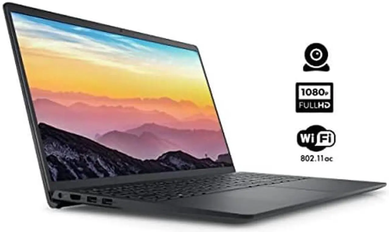 Alt view image 2 of 5 - Dell Inspiron 15 3000 Series 3511 Laptop, 15.6" FHD Touchscreen, Intel Core i5-1135G7, 32GB DDR4 RAM, 1TB PCIe SSD, SD Card Reader, Webcam, HDMI, Wi-Fi, Windows 11 Home, Black