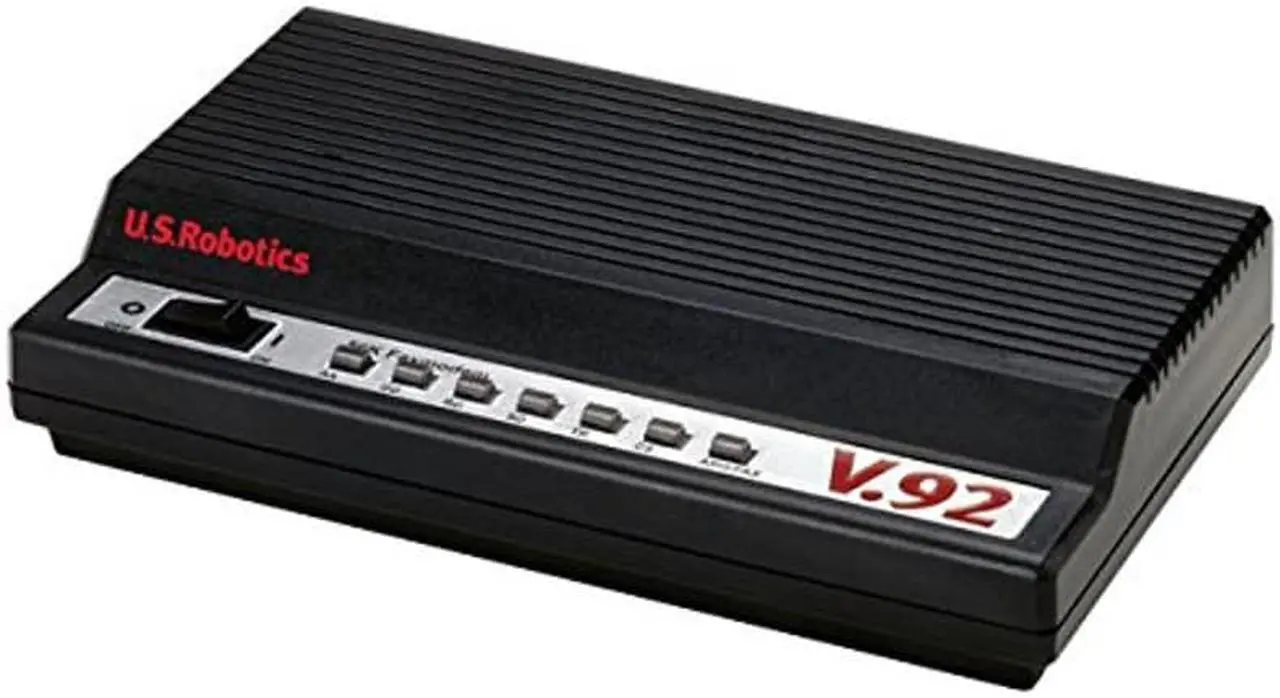 Main image of US Robotics V.92 USR5686E External Modem + Fax, 56K