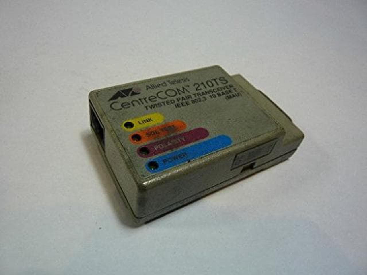 Main image of Allied Telesyn Centrecom 210TS Twisted Pair Micro Transceiver with 4 LEDs Slim