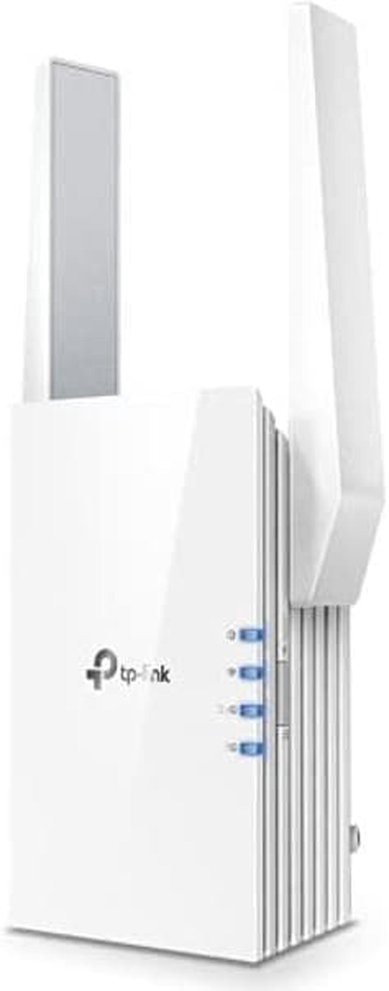 Main image of TP-Link AX1500 WiFi Extender Internet Booster, WiFi 6 Range Extender Covers up to 1500 sq.ft and 25 Devices,Dual Band up to 1.5Gbps Speed, AP Mode w/Gigabit Port, APP Setup, OneMesh Compatible(RE505X)