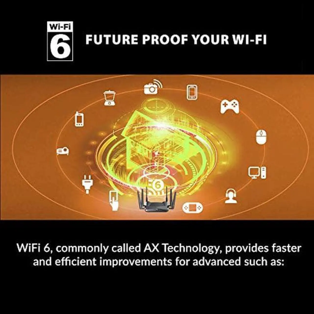 Alt view image 3 of 5 - D-Link EXO|AX AX4800 WiFi6 Gigabit Mesh Router - Mobile App. Managed - Voice Control - 4-port Gigabit Ethernet LAN - 2-port USB (DIR-X4860-US)