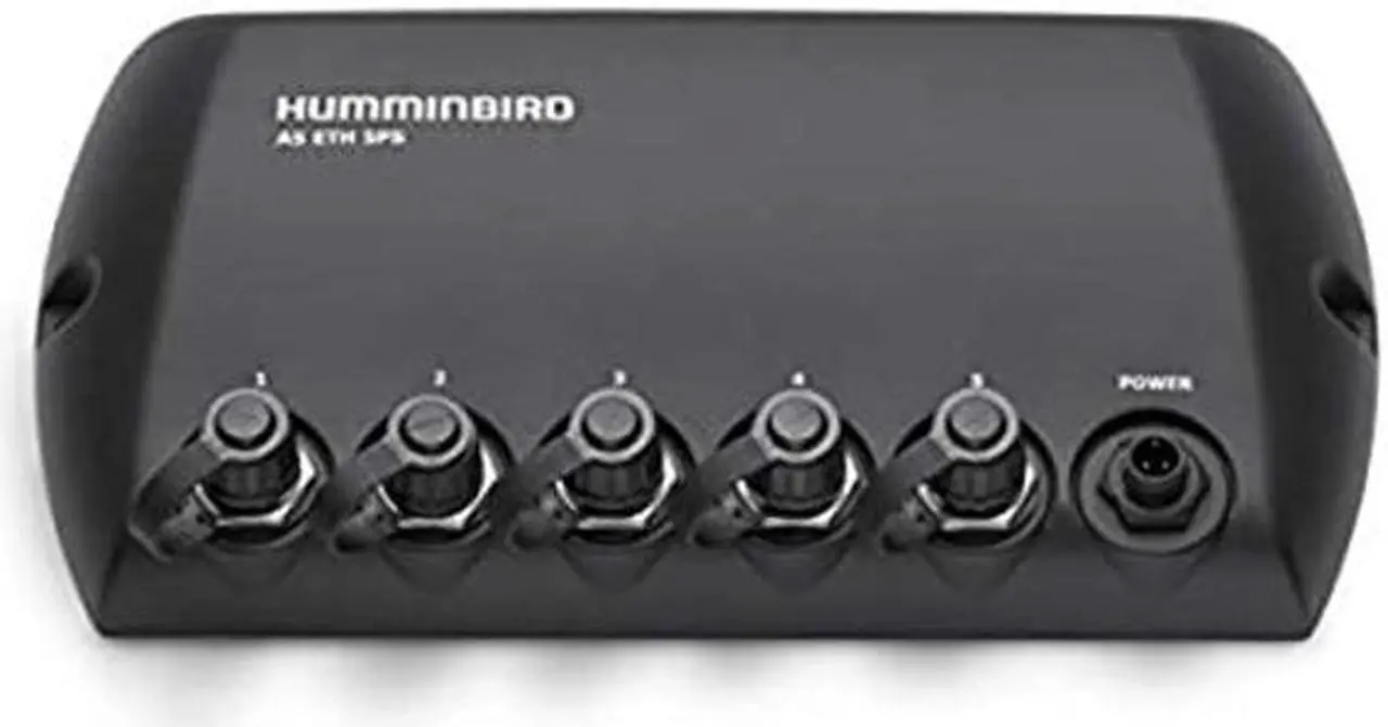 Main image of Humminbird 408450-1 5 Port Ethernet Switch , Black