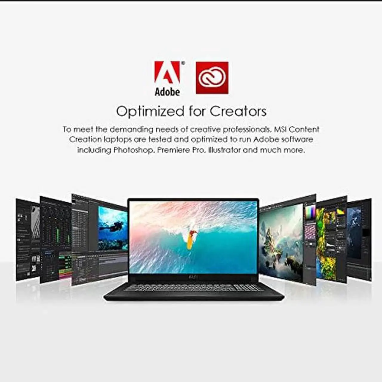 Alt view image 5 of 5 - MSI Creator 17 Professional Laptop: 17.3" UHD 120Hz 100% Adobe RGB Display, Intel Core i7-11800H, NVIDIA GeForce RTX 3070, 16GB RAM, 1TB NVME SSD, Thunderbolt 4, Win10 PRO, Core Black (B11UG-494)