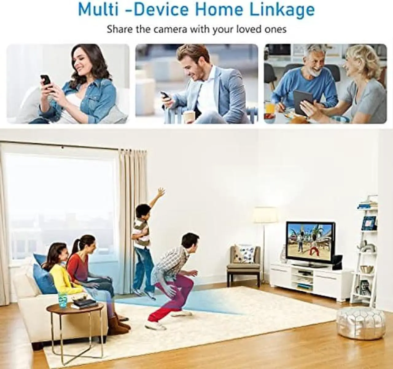 Alt view image 4 of 5 - LIZVIE Smart Hidden Camera Power Bank Smart Camera with Wide Degree Lens, Built-in 32G SD Card, APP Remotely Control, Wireless 29 Hours Loop Record