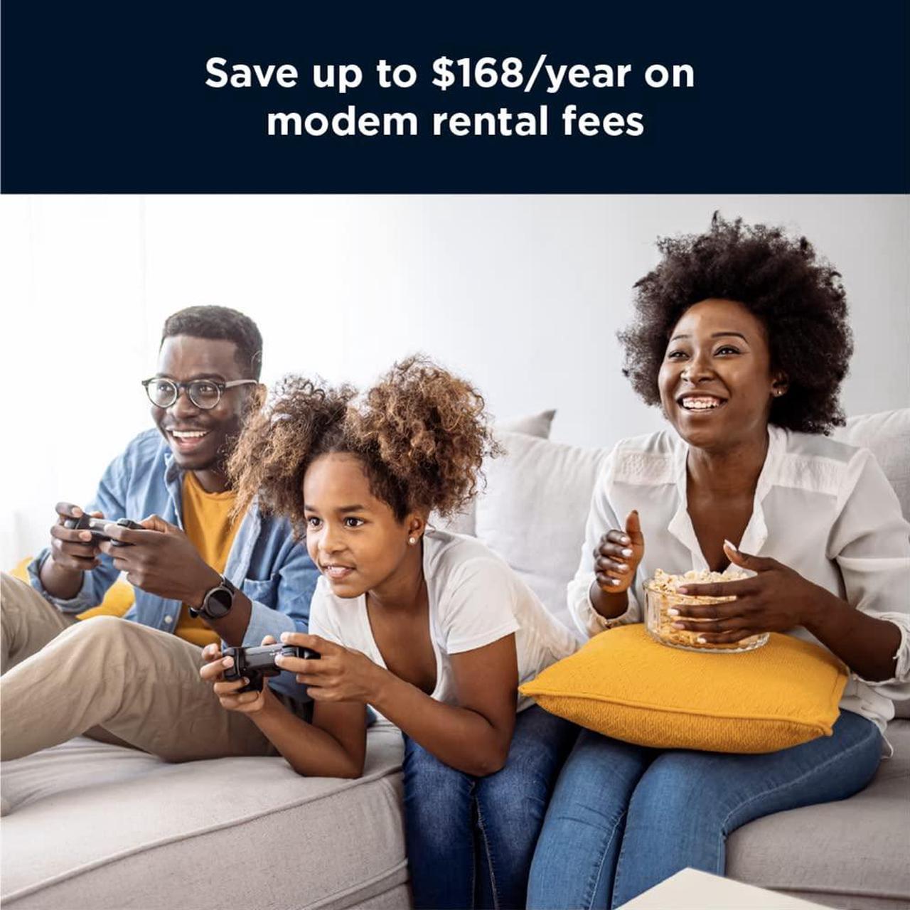 Alt view image 3 of 5 - Motorola MG8702 | DOCSIS 3.1 Cable Modem + Wi-Fi Router (High Speed Combo) with Intelligent Power Boost | AC3200 Wi-Fi Speed | Approved for Comcast Xfinity, Cox, and Charter Spectrum