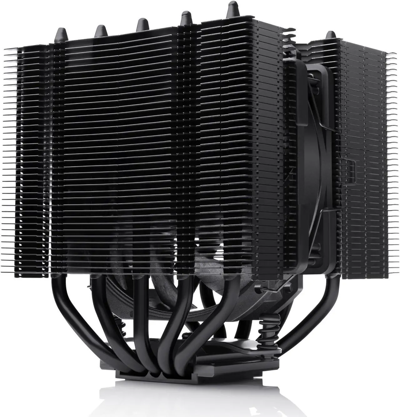 Main image of Noctua NH-D12L chromax.Black, Low-Height Dual-Tower CPU Cooler (120mm, Black)
