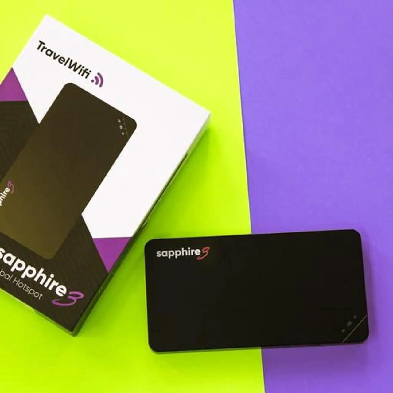 Alt view image 5 of 5 - TravelWifi Sapphire 3 Mobile Hotspot, Portable WiFi Hotspot for Travel in 130+ Countries, Supports 300 Mobile Networks, Preloaded 4GB Free Global Data and 12-Hour Battery Life