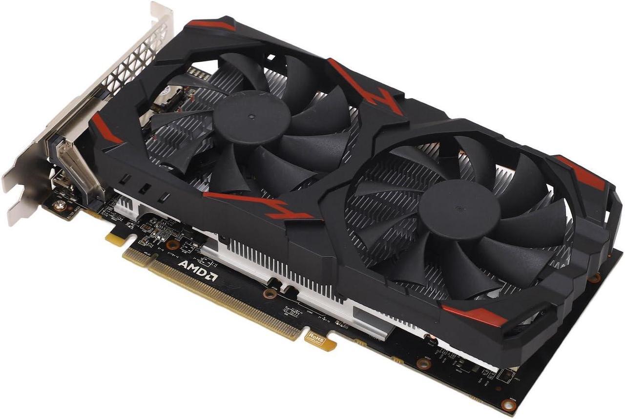 Main image of VBESTLIFE RX 580 Graphics Card, 256 Bit 8GB GDDR5 Computer Gaming Graphics Cards with, DVI, 16 PCI Express 3.0, Support 4K@60Hz HD, Dual Fans, for PC Gaming (580 8G D5)