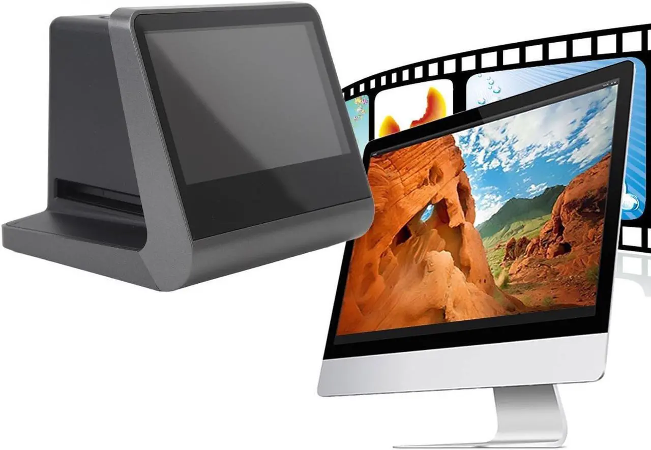 Alt view image 5 of 5 - Slide & Negative Scanner with 5inch LCD Screen, 48MP Digital Film Scanner Convert 135 126 110 Super 8mm Films to High Resolution 48MP JPEG Digital Photos