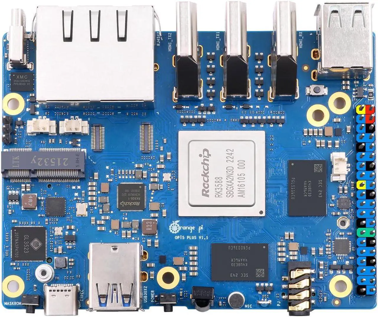 Main image of Generic Orange Pi 5 Plus 32GB LPDDR4X RK3588 8 Core 64 Bit Single Board Computer, 2.4GHz Frequency Open Source Development Board Run Orange Pi OS, Android, Debian, Ubuntu (Pi 5 Plus 32GB)