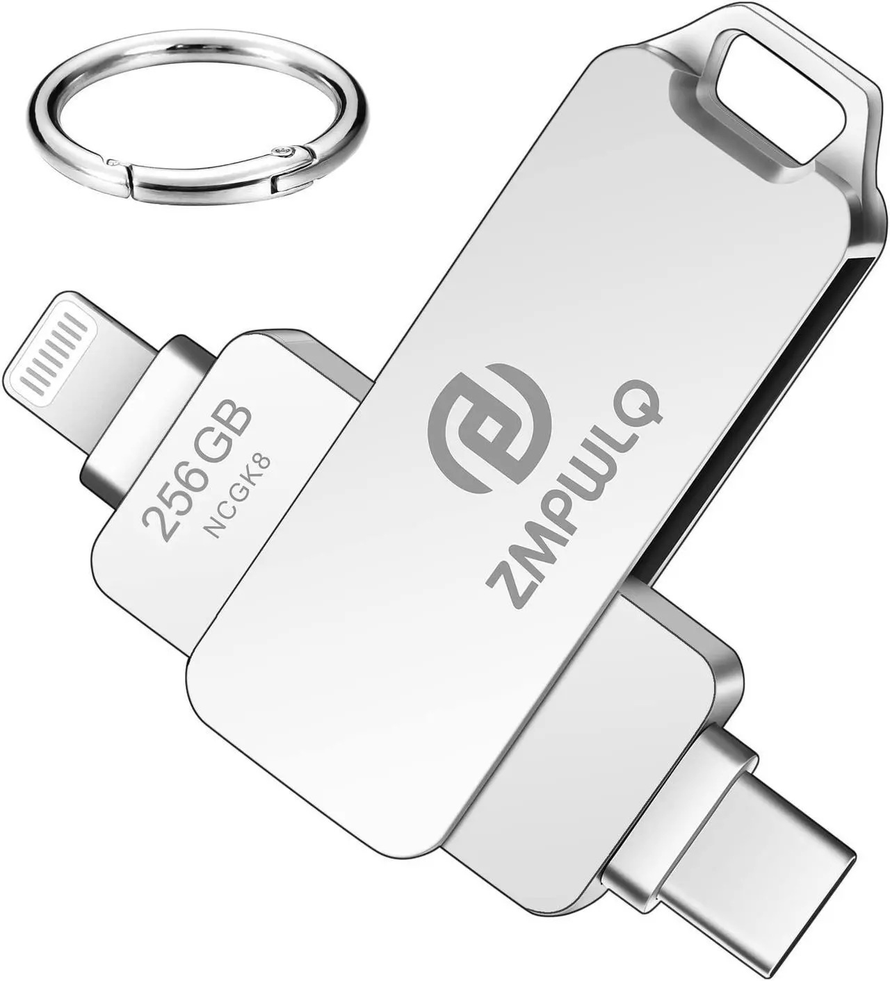 Main image of Apple MFi Certified 256GB Photo-Stick-for-iPhone-Memory-Thumb-Drive-iPhone-External-Storage Lightning USB C Android iOS MAC Flash Drive iPad-Picture-Transfer iPhone-Memory-Photo-Storage-Backup-Drive