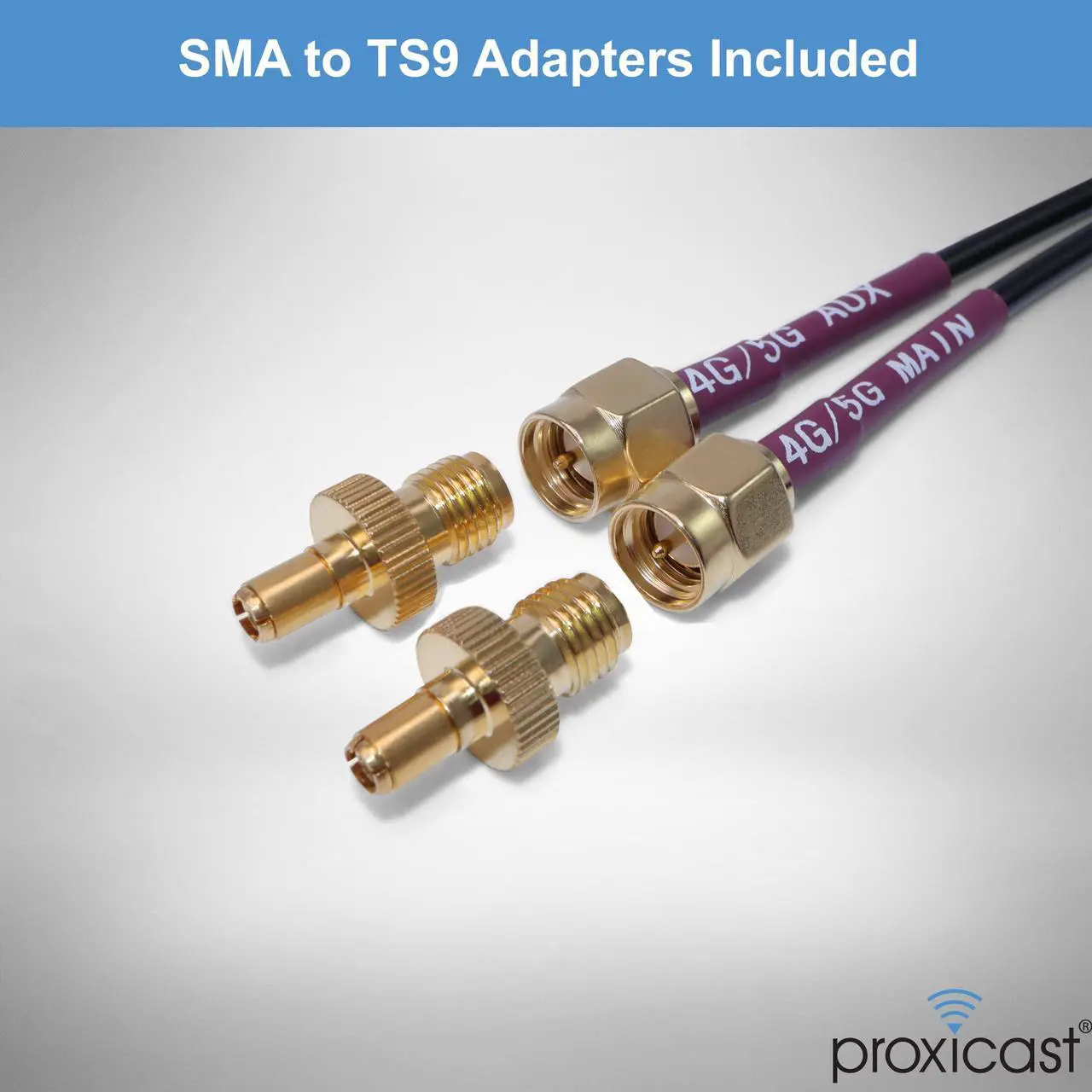 Alt view image 3 of 5 - Proxicast Ultra Low Profile MIMO 4G / 5G Omni-Directional Magnetic/Adhesive Mount Antenna for Verizon, AT&T, T-Mobile Modems & Routers with SMA or TS9 External Antenna Jacks (ANT-122-M19)