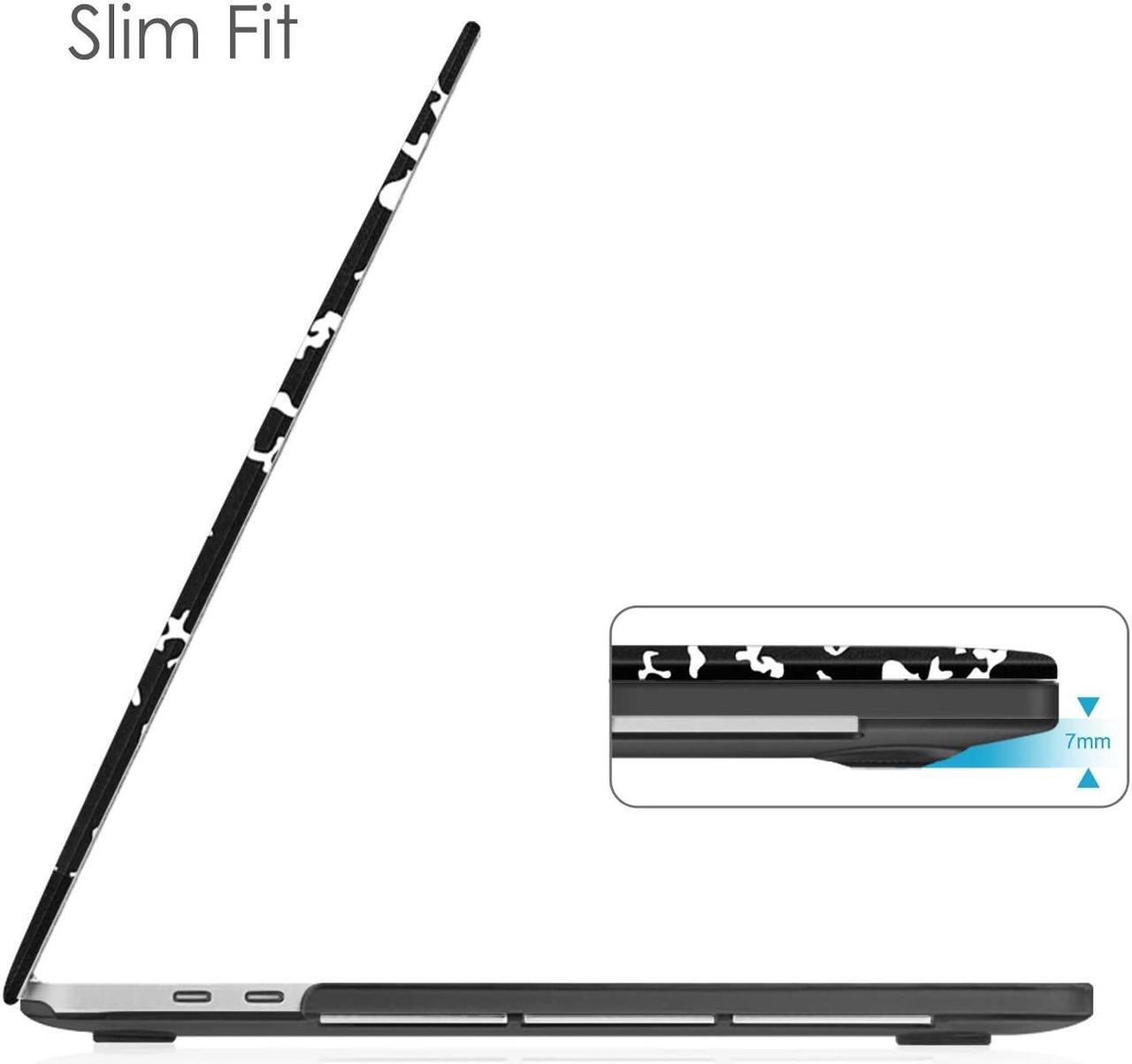 Alt view image 2 of 5 - Fintie Bundle: Hard Shell Case for MacBook Pro 13 Inch A2338(M2 M1) A2251 A2289 A2159 A1989 A1706 A1708 + 13.3" Laptop Shoulder Bag Briefcase with Luggage Strap