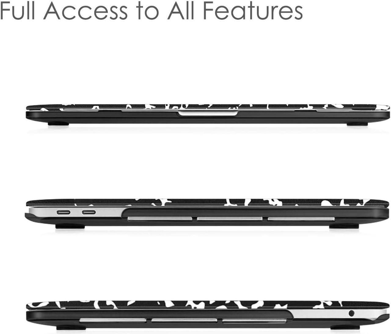 Alt view image 3 of 5 - Fintie Bundle: Hard Shell Case for MacBook Pro 13 Inch A2338(M2 M1) A2251 A2289 A2159 A1989 A1706 A1708 + 13.3" Laptop Shoulder Bag Briefcase with Luggage Strap