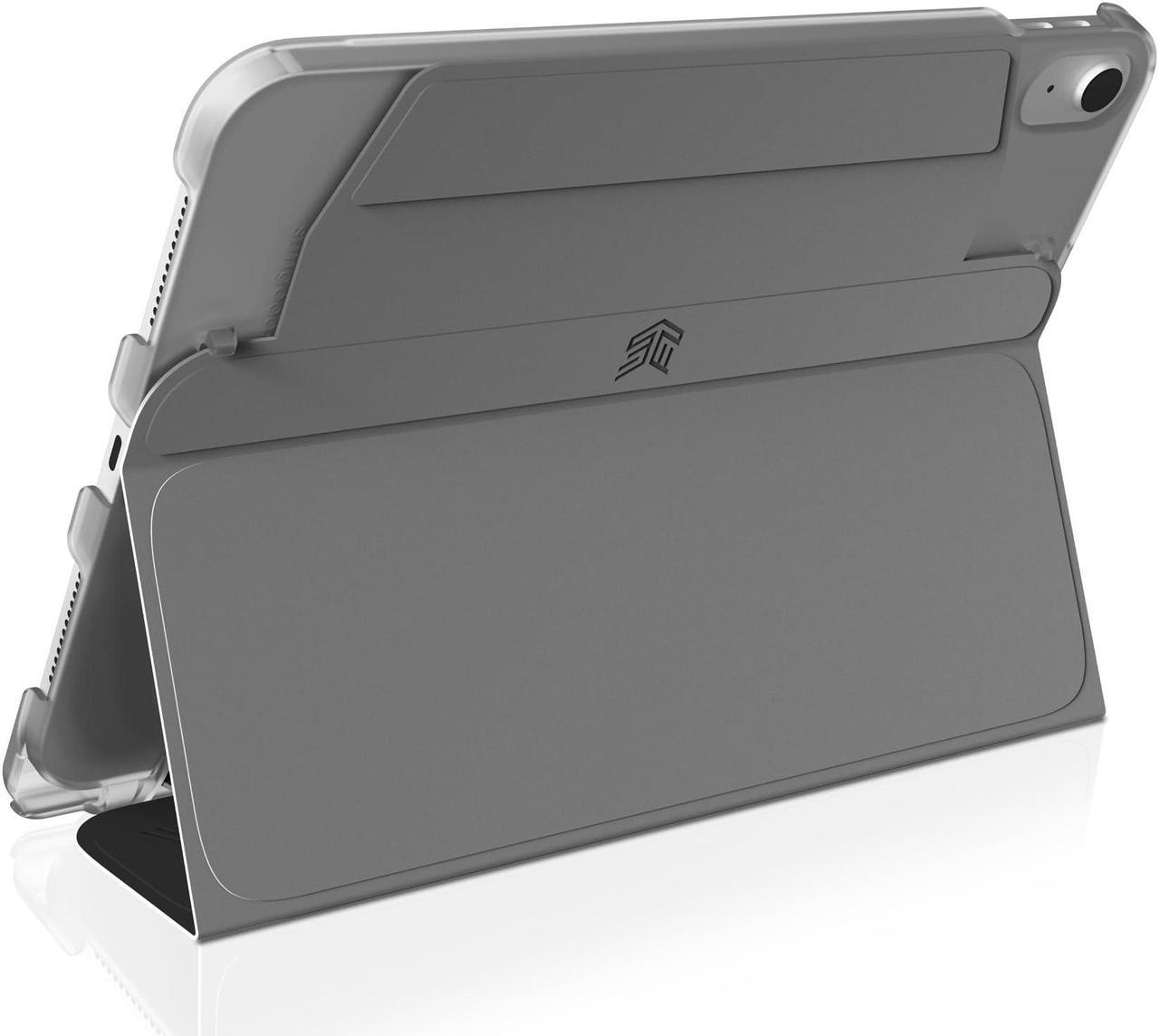 Alt view image 2 of 3 - STM Studio for Apple iPad 10th Gen - Protective Lightweight Case with Apple Pencil Storage/Holder & Sleep/Wake Cover - Black