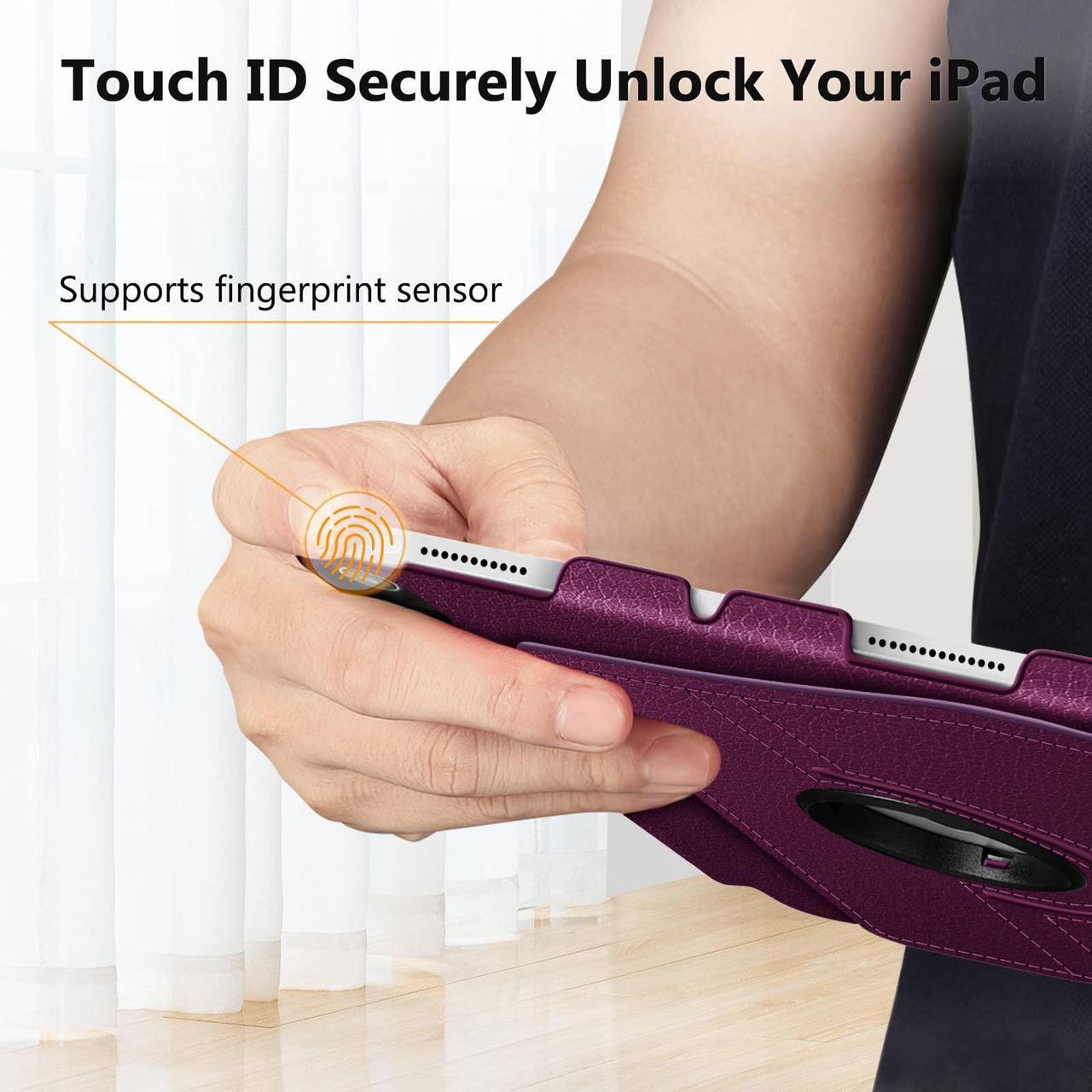 Alt view image 5 of 5 - Fintie 360 Degree Rotating Case for iPad 10th Generation 10.9 Inch Tablet + Kiddie Lightweight Shockproof Kids Friendly Stand Cover