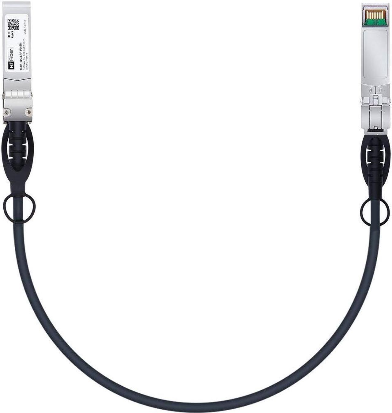 Alt view image 3 of 5 - 2 Pack 1000Base-T SFP Module with 1G SFP Cable 0.5m, 1.25G SFP to RJ45 Transceiver, 1G DAC Cable,Compatible with Cisco, Meraki, MikroTik, Ubiquiti, Unifi, Netgear, D-Link and More