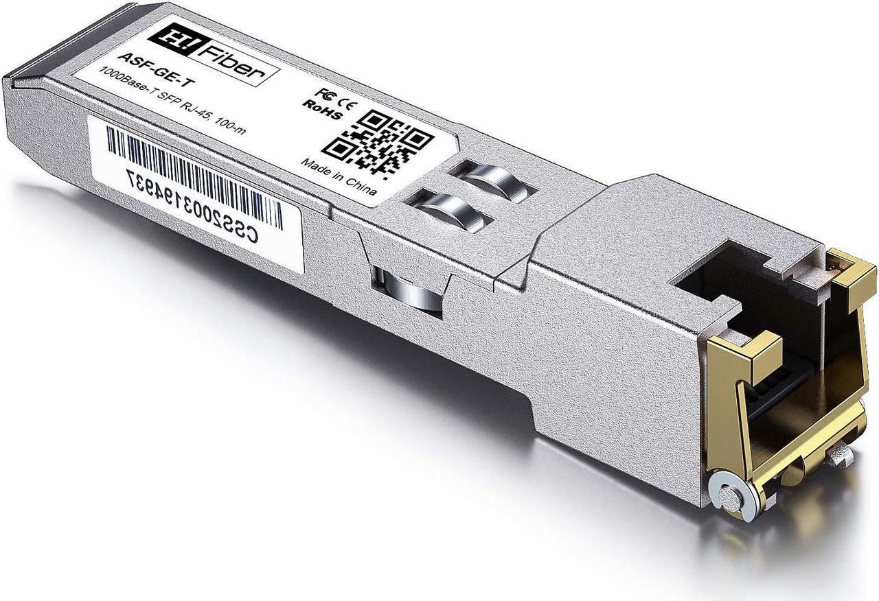 Alt view image 4 of 5 - 2 Pack 1000Base-T SFP Module with 1G SFP Cable 0.5m, 1.25G SFP to RJ45 Transceiver, 1G DAC Cable,Compatible with Cisco, Meraki, MikroTik, Ubiquiti, Unifi, Netgear, D-Link and More