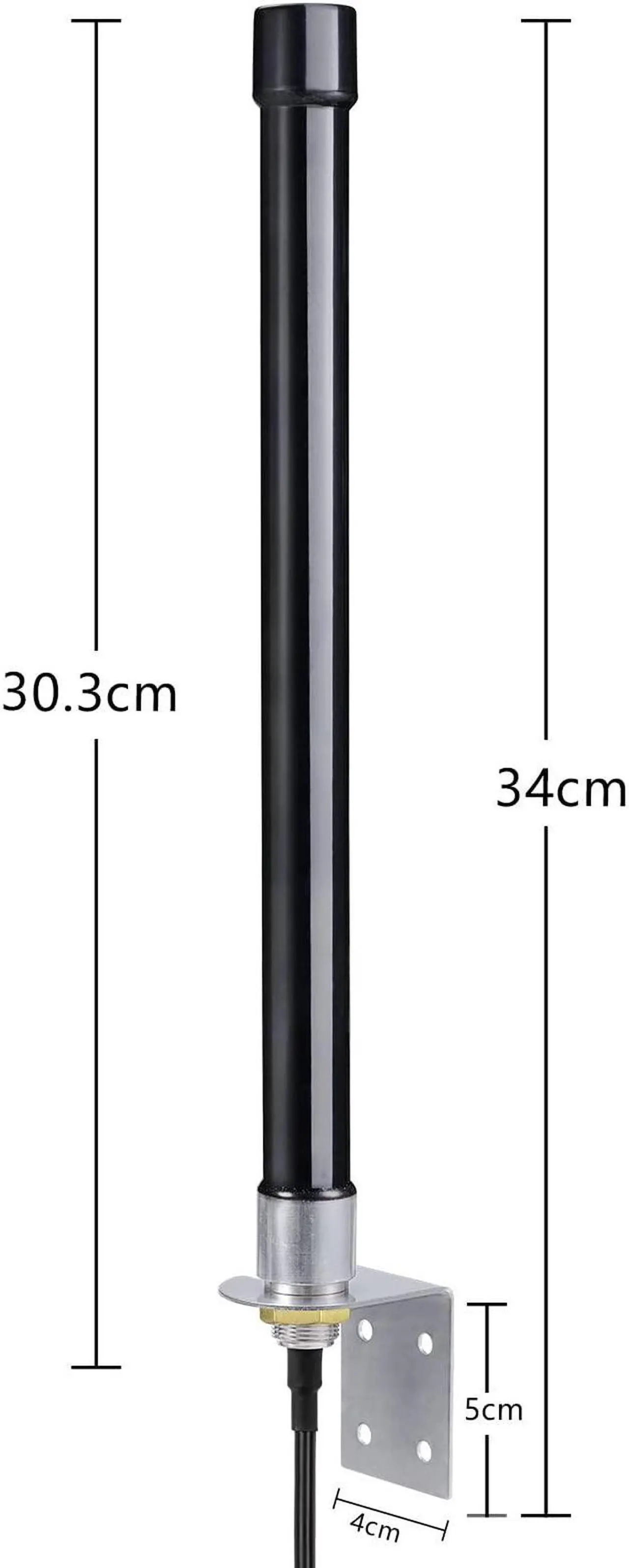 Alt view image 5 of 5 - Bingfu 4g LTE Long Range Cellular Antenna Wall Mount - 32.8ft Cable - with SMA to Dual ts9 Adater - Compatible with Spypoint Link Micro Covert Wildlife Hunting Game Cam Outdoor Mobile Security Camera