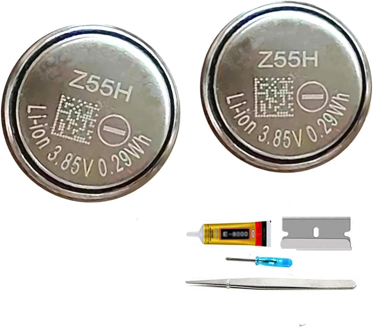 Alt view image 2 of 5 - EXMUMCMR 2025 New Upgrades Z55H Battery,Compatible with Sony Headset Battery for WF-1000XM4(2PCS)+with Installation Tools Kit