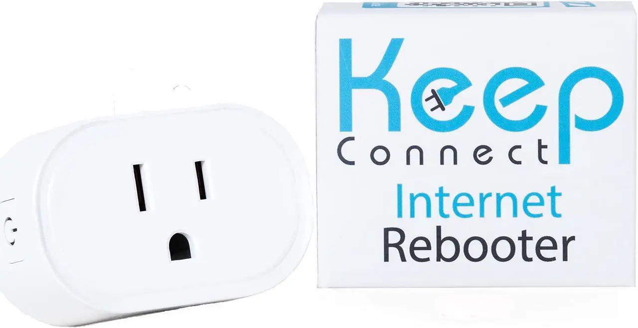Main image of Keep Connect Router Wi-Fi Reset Device. Automatic Router Rebooter. If You Enter a Phone Number it Will Send Texts Upon resets.