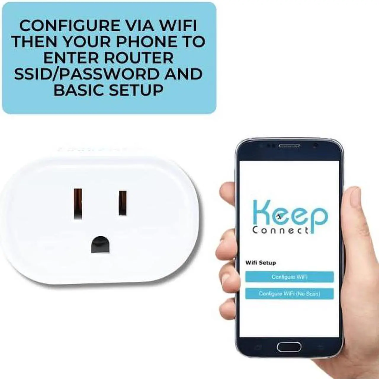 Alt view image 3 of 5 - Keep Connect Router Wi-Fi Reset Device. Automatic Router Rebooter. If You Enter a Phone Number it Will Send Texts Upon resets.
