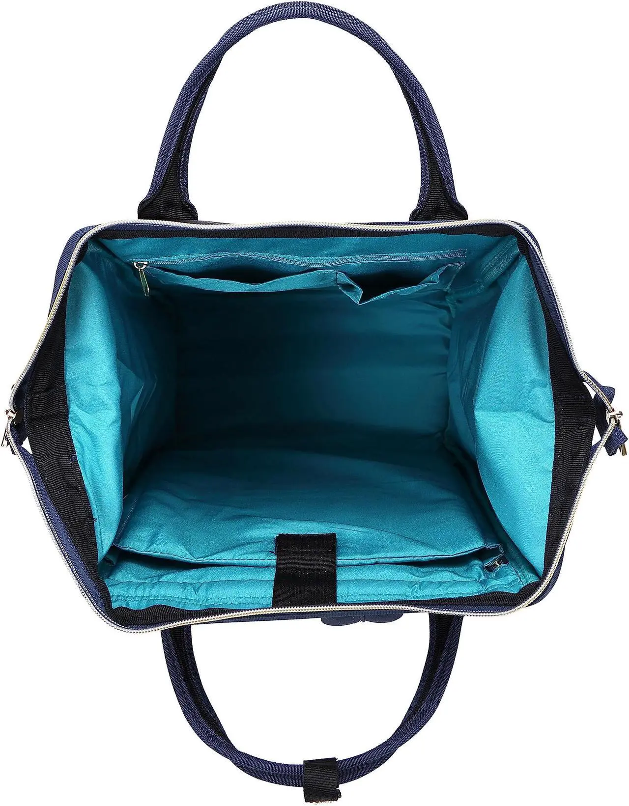 Alt view image 4 of 4 - Kah&Kee Polyester Travel Backpack Functional Anti-theft School Laptop for Women Men (Olive/Navy II, Medium)