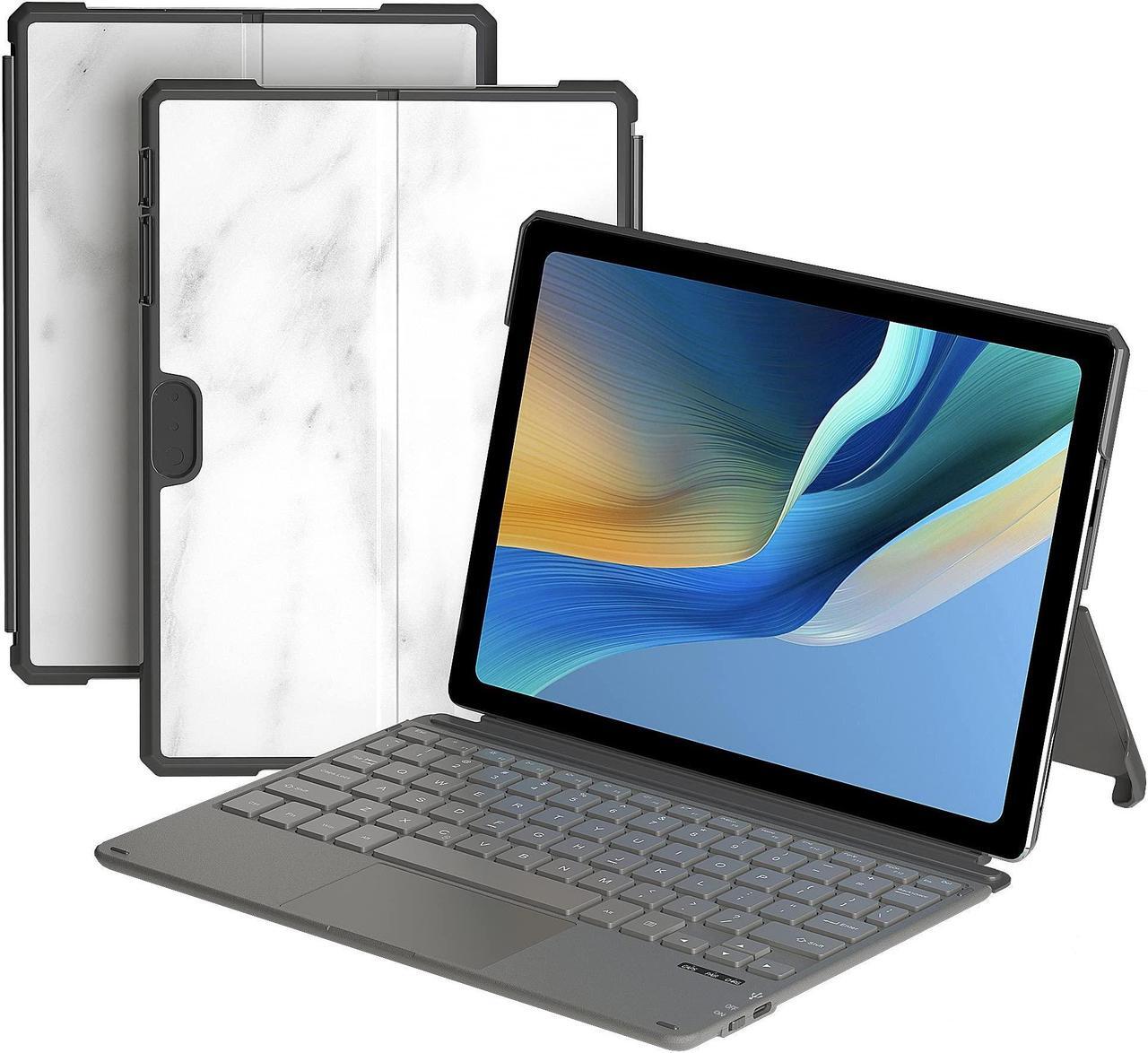 Main image of Qulose Keyboard Case for Surface Go 3 2021 / Surface Go 2 2020 / Surface Go 2018, Ultra-Slim Portable Wireless Keyboard with Touchpad for Surface Go Type - Grey
