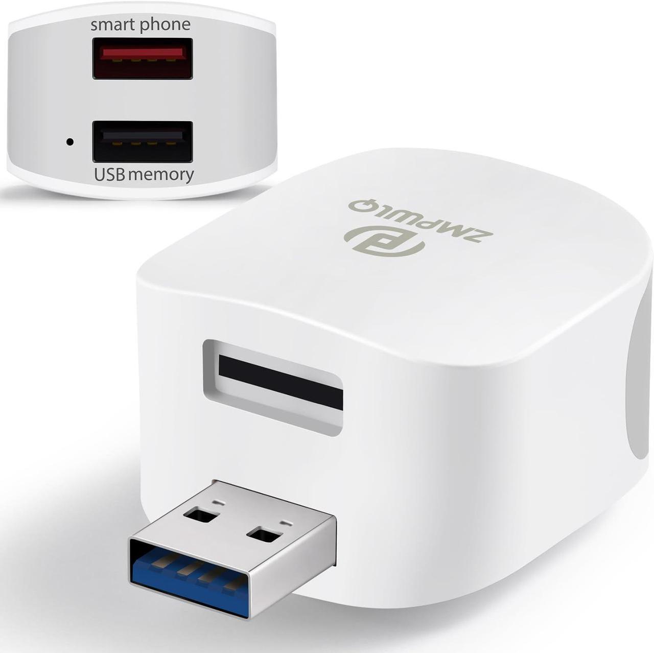Main image of PL ZMPWLQ Auto-Backup-Adapter iPhone-Photo-Backup-Storage-Data-Cube for iPhone-Backup-Device for iPhone/iPad Photos-Download-Stick USB Backup Flash Drive for iPhone/iPad/Android (without MicroSD)