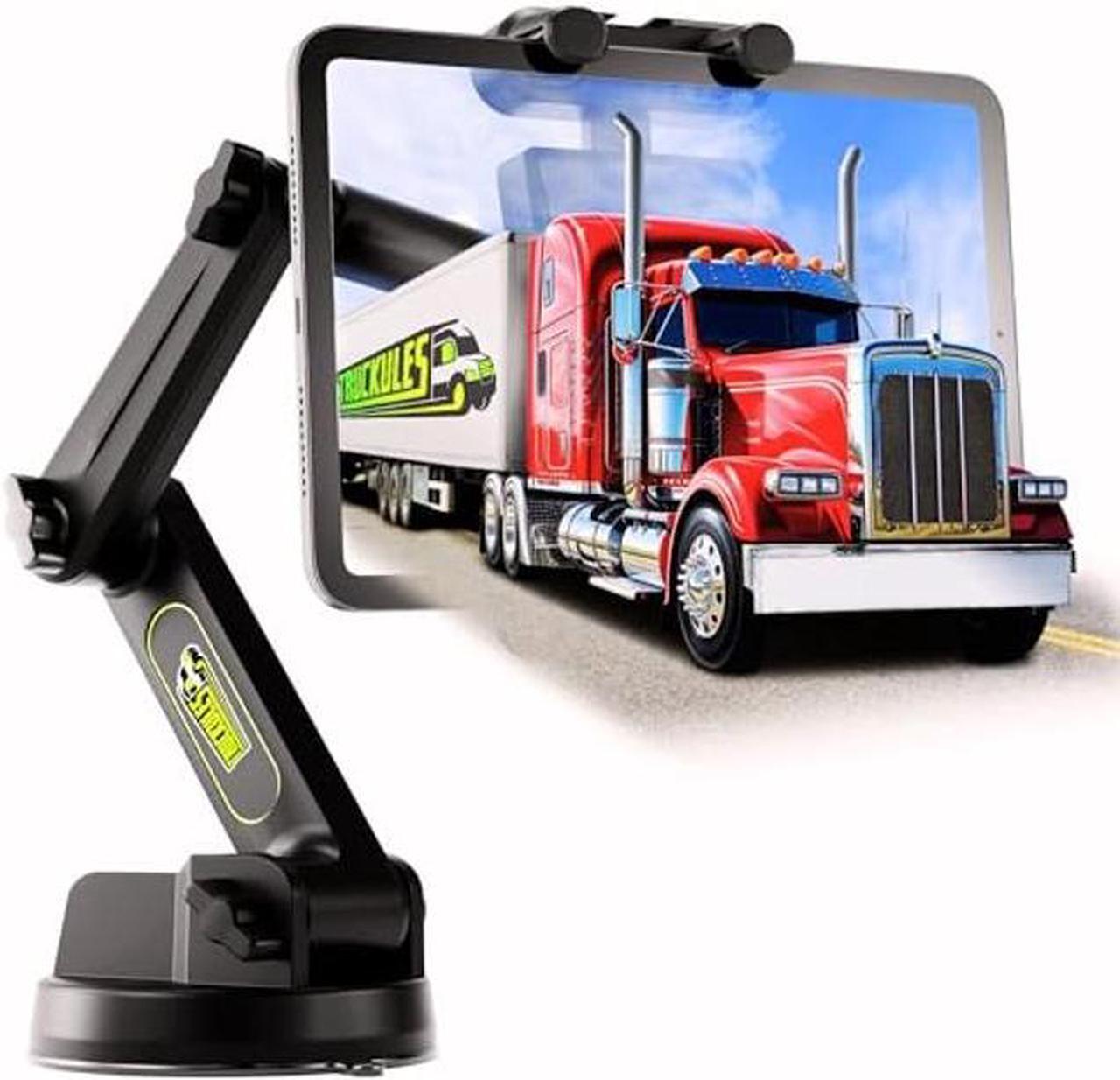 Main image of Truckules Tablet Mount for Truck - Heavy Duty, Tablet & iPad Mount Truck Dashboard Windshield 16.7 inch Long Arm, Super Suction Cup & Stable, Compatible with Tablet & iPad, Big Rig Truck 16.7 inch