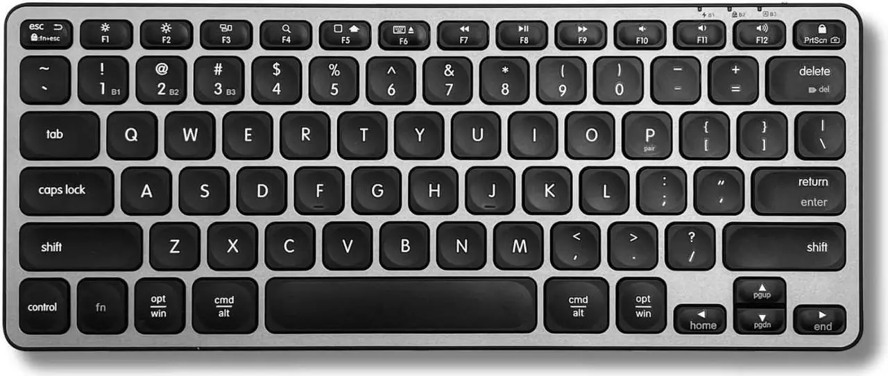 Main image of Macally Bluetooth Keyboard for Mac - Premium Multi Device Keyboard - Compatible Apple Wireless Keyboard for MacBook Pro/Air, iMac, iMac Pro, Mac Mini, Mac Pro, iPad, Laptop, and PC