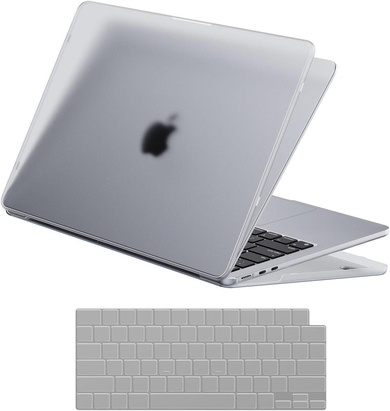 Main image of Soonjet Invisible Armor for MacBook Air 15 inch Case M3 M2 2024 2023 New [Same as Bare Device] [Scientific Slim] Protective Hard Shell Translucent Cover for Laptop Model A3114 A2941 - Matte Clear