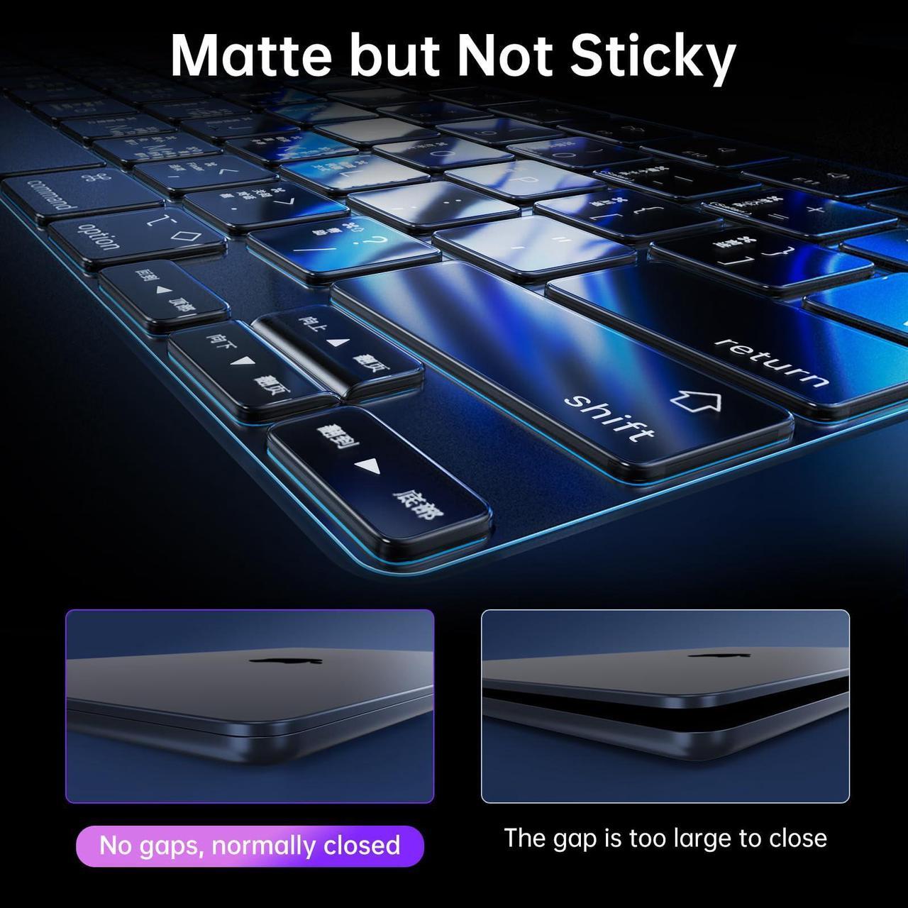 Alt view image 5 of 5 - Soonjet Invisible Armor for MacBook Air 15 inch Case M3 M2 2024 2023 New [Same as Bare Device] [Scientific Slim] Protective Hard Shell Translucent Cover for Laptop Model A3114 A2941 - Matte Clear